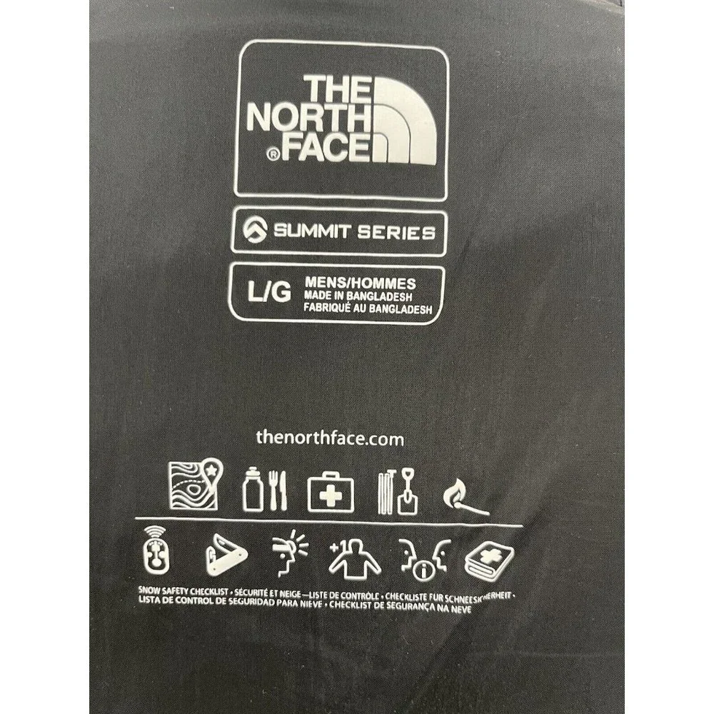 THE NORTH FACE POWDER GUIDE VEST Size Large Bomber Blue Black Summit Series RARE